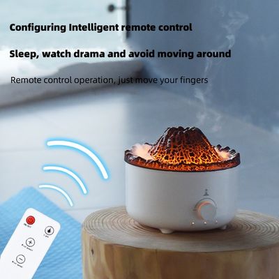560ml 静かな炎湿化器 ディフューザー 7色LEDライトと自動オフ