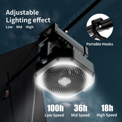 ソクール扇風機 20000mAh ススペンション デスク扇風機 リモコン LEDライト 充電可能