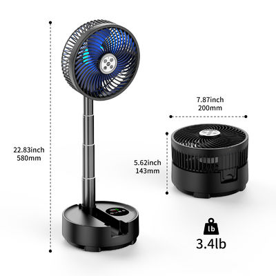 Socool扇風機 20000mAh 内外キャンプ扇風機 9番 スピード 8h タイミング USB 緊急電源 調整可能な折りたたみテーブル扇風機