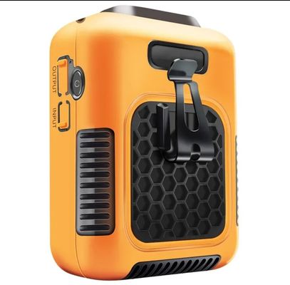 Socool Fan 8000mAh クリップ 腰扇 緑 オレンジ グレー 多機能携帯扇 5 強風 騒音レベル 50 dB未満
