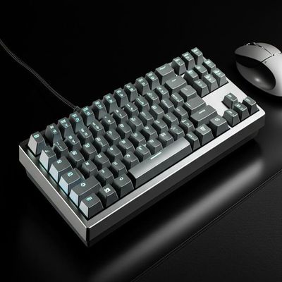 Lightweight and Durable Magnetic Axis Keyboard with USB Interface and RGB Backlighting for Windows/Mac