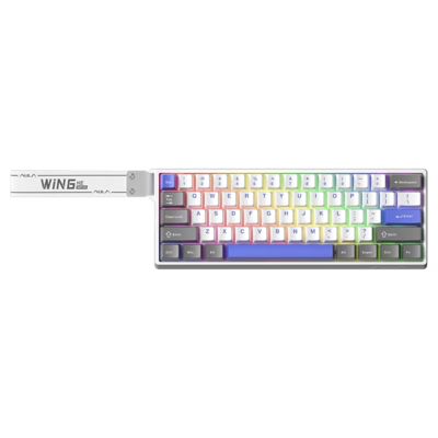 Professional Full-size Magnetic Axis Keyboard with ABS Plastic Keycaps and Magnetic Switch