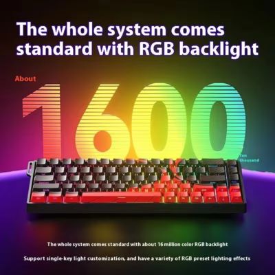 Full-size Magnetic Axis Keyboard with 1000Hz Polling Rate, 2.2 Pounds Weight, and 17.6 x 5.3 x 1.5 Inches Dimensions